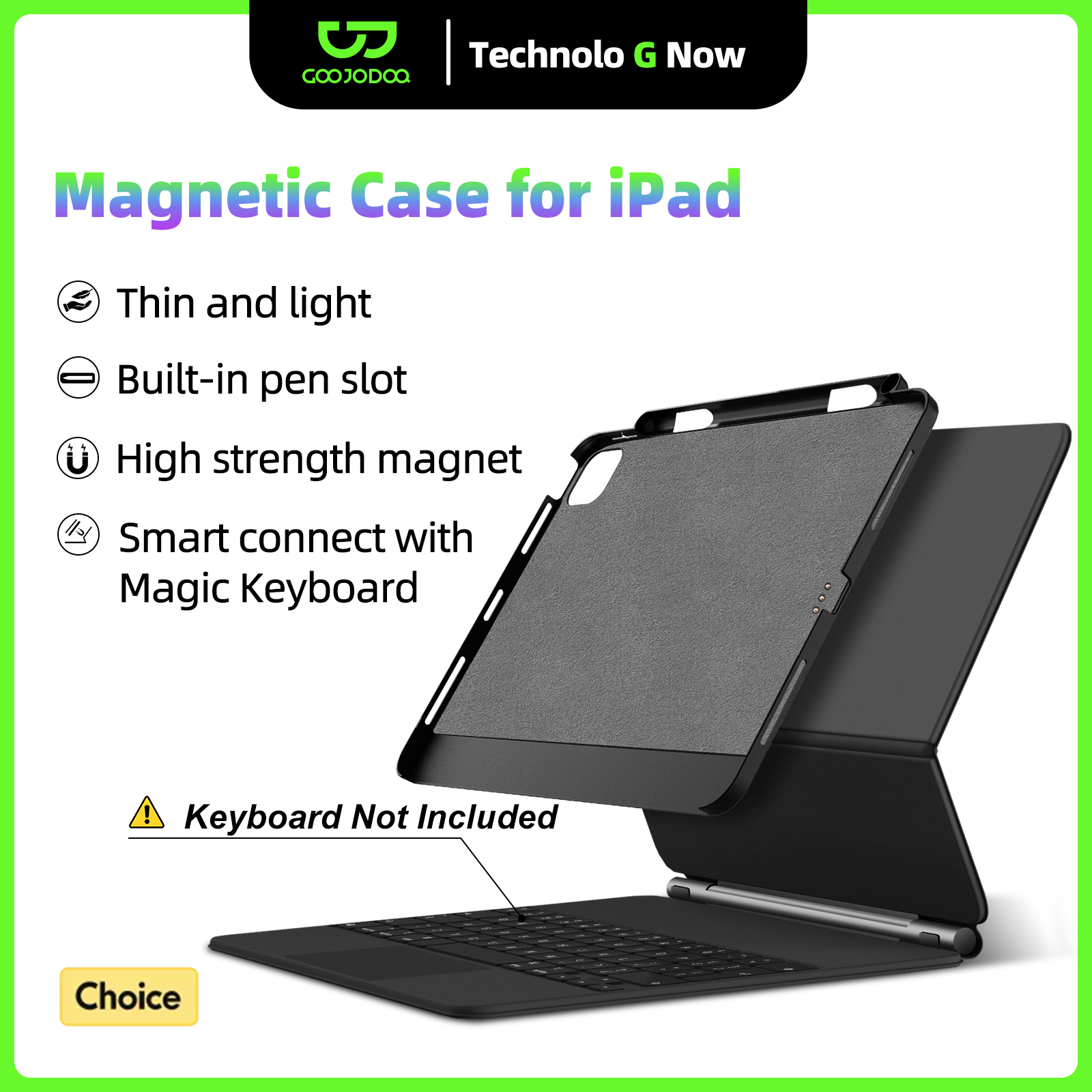 Iphone Tablet Accessories - GOOJODOQ Magnetic Case for iPad Pro