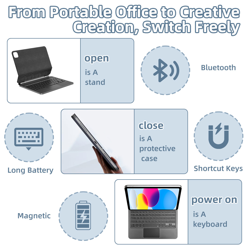 2026 Magic Keyboard with Bluet – обзор и цена Tablet Ipad Accessories