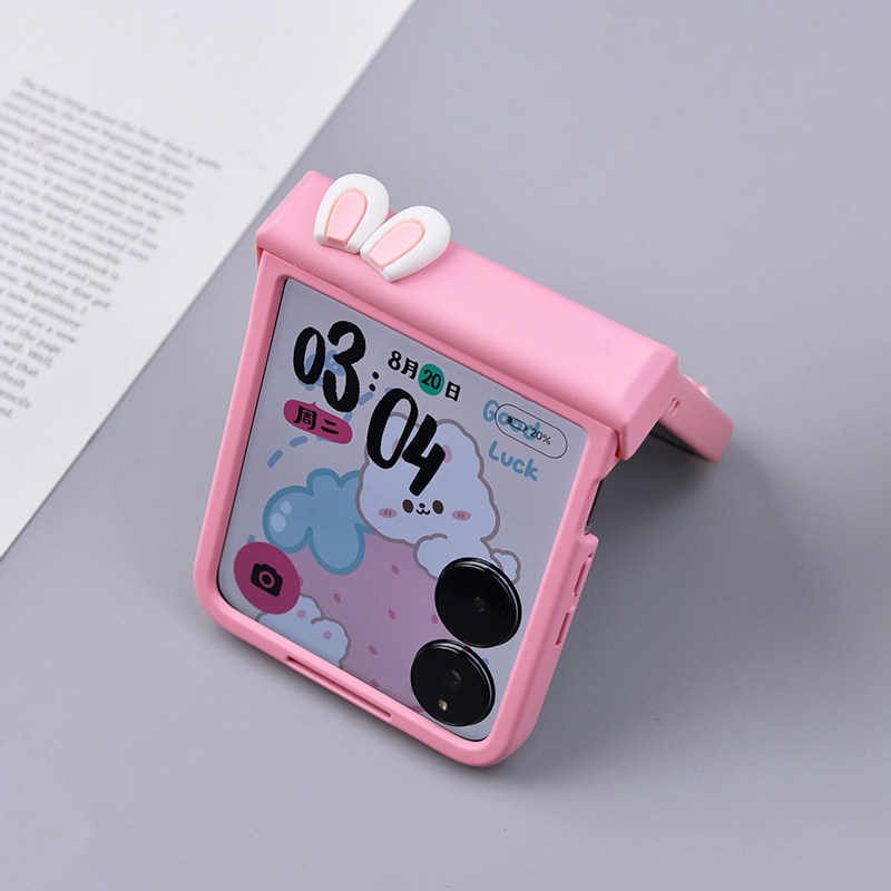 Cute Rabbit Ears Hinge Phone C – обзор и цена Motorola Tablet Accessories