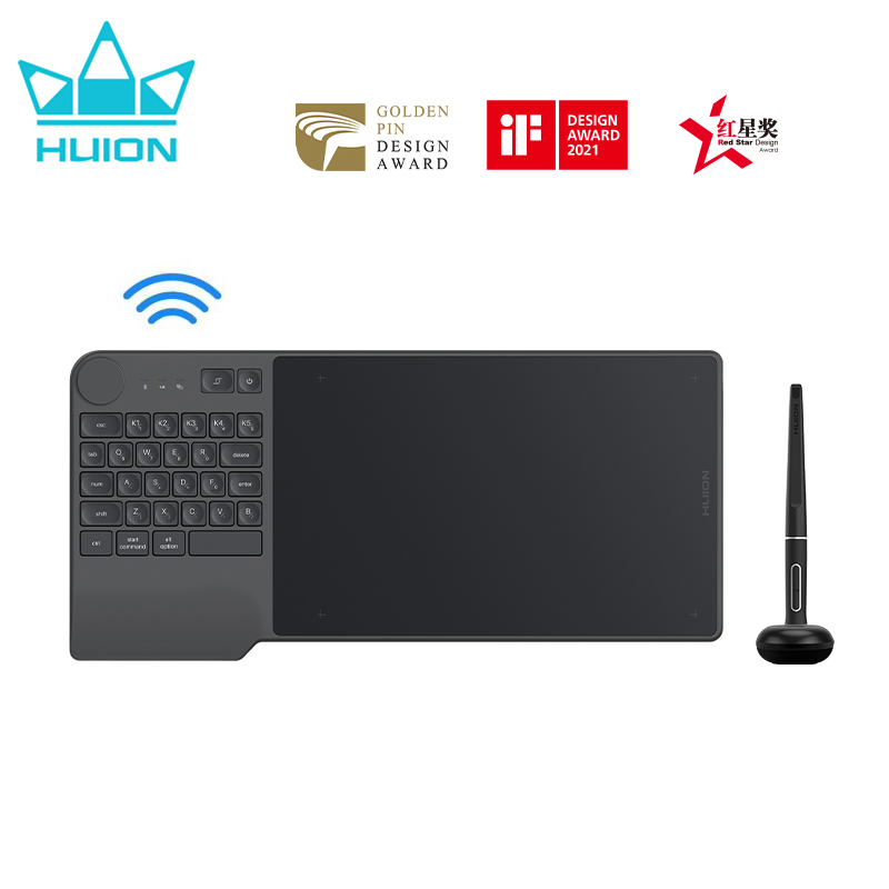 Huion KD200 Inspiroy Keydial W – обзор и цена Graphic Tablet Accessories
