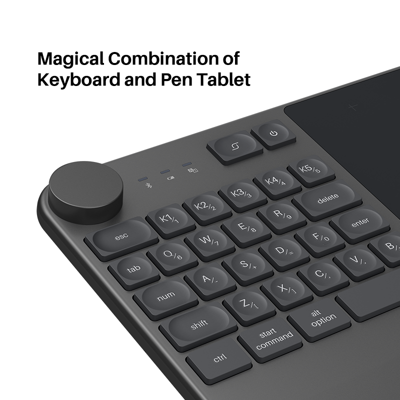 Huion KD200 Inspiroy Keydial W – обзор и цена Graphic Tablet Accessories