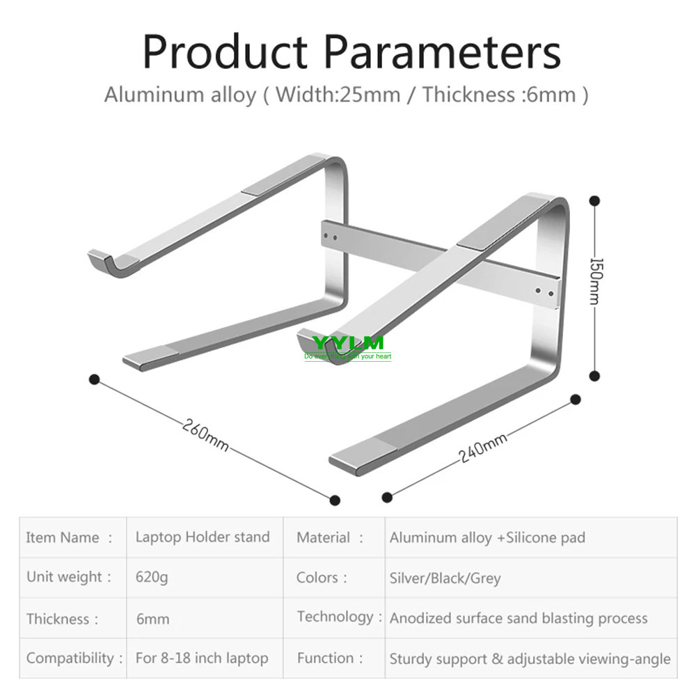 Aluminum Laptop Stand Notebook – обзор и цена Tablet Ipad Accessories
