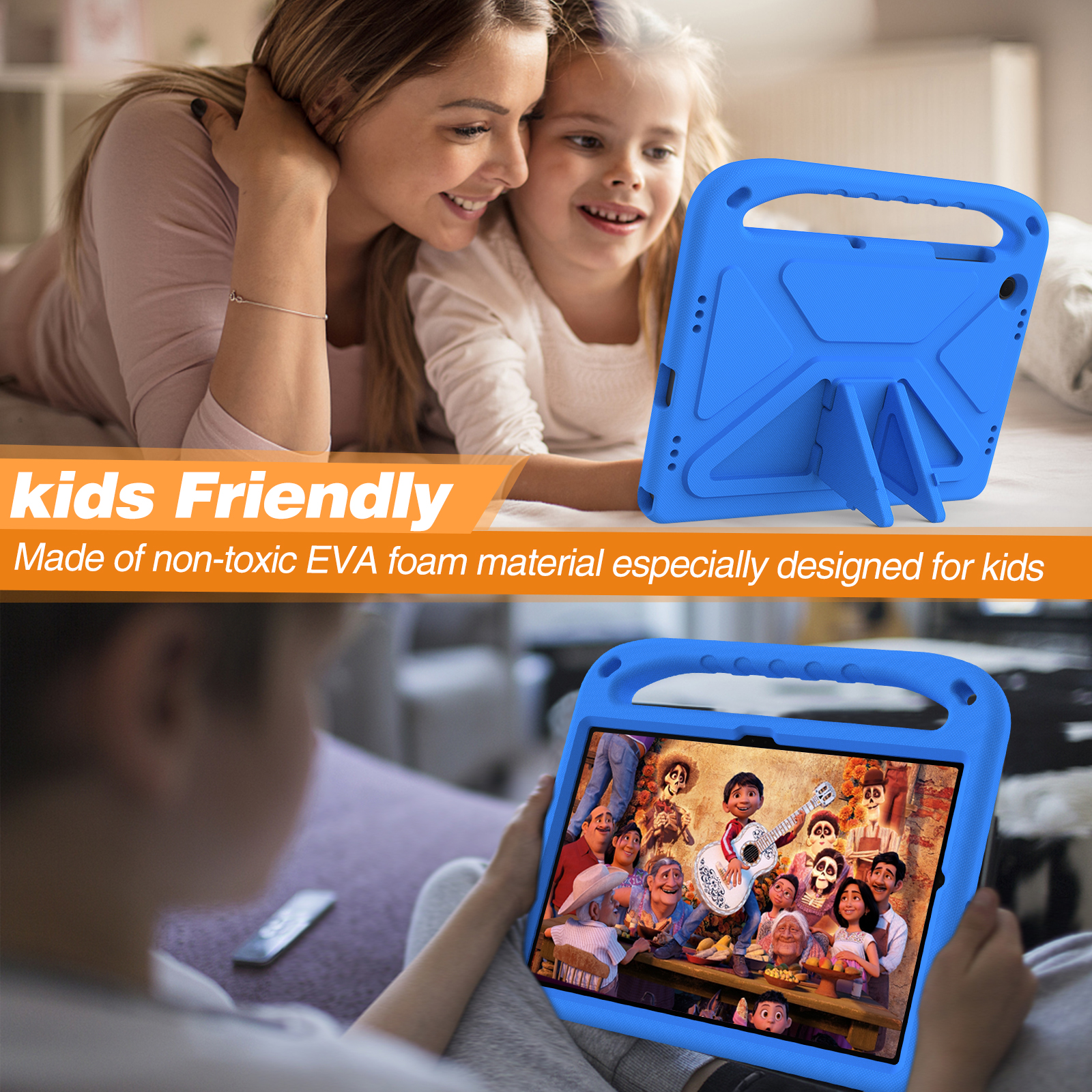 Kids EVA Stand Case For Samsun – обзор и цена Tablet A9 Accessories