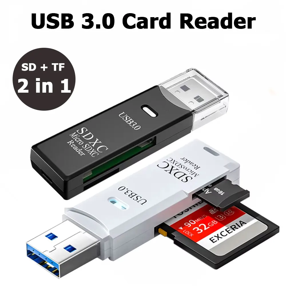 2-in-1 Card Reader USB 3.0/2.0 – обзор и цена Tablet Accessories For Reading