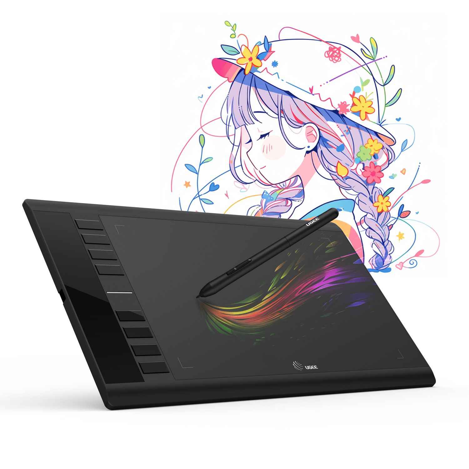 UGEE M708 10x6 Inches Graphics – обзор и цена Graphic Tablet Accessories