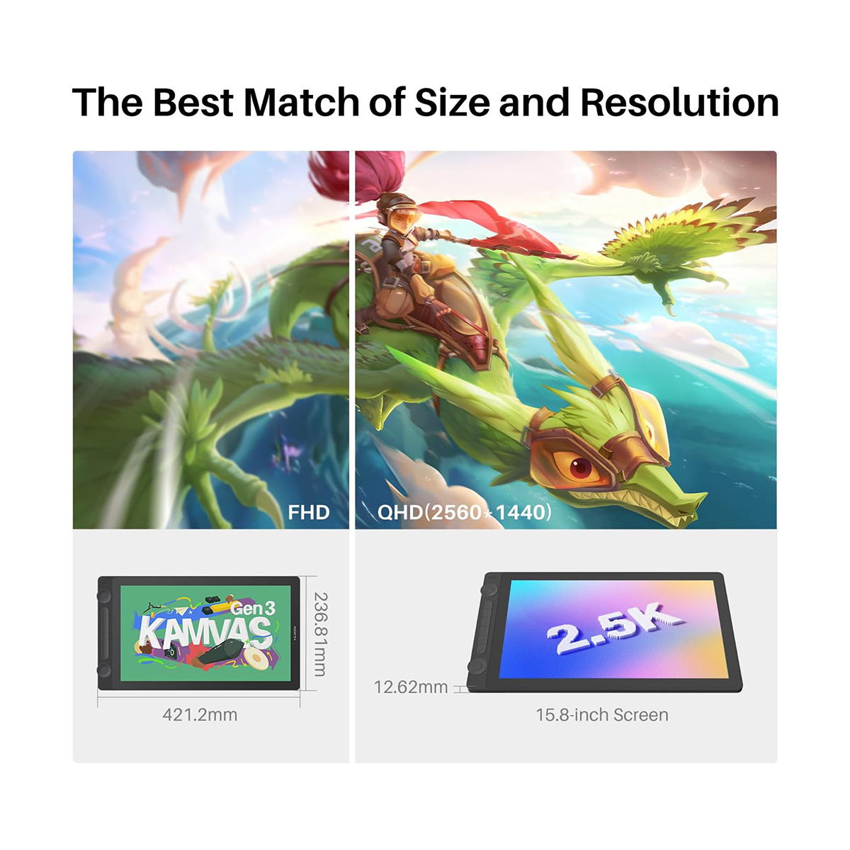 Huion Kamvas 16 (Gen 3) Graphi – обзор и цена Graphic Tablet Accessories