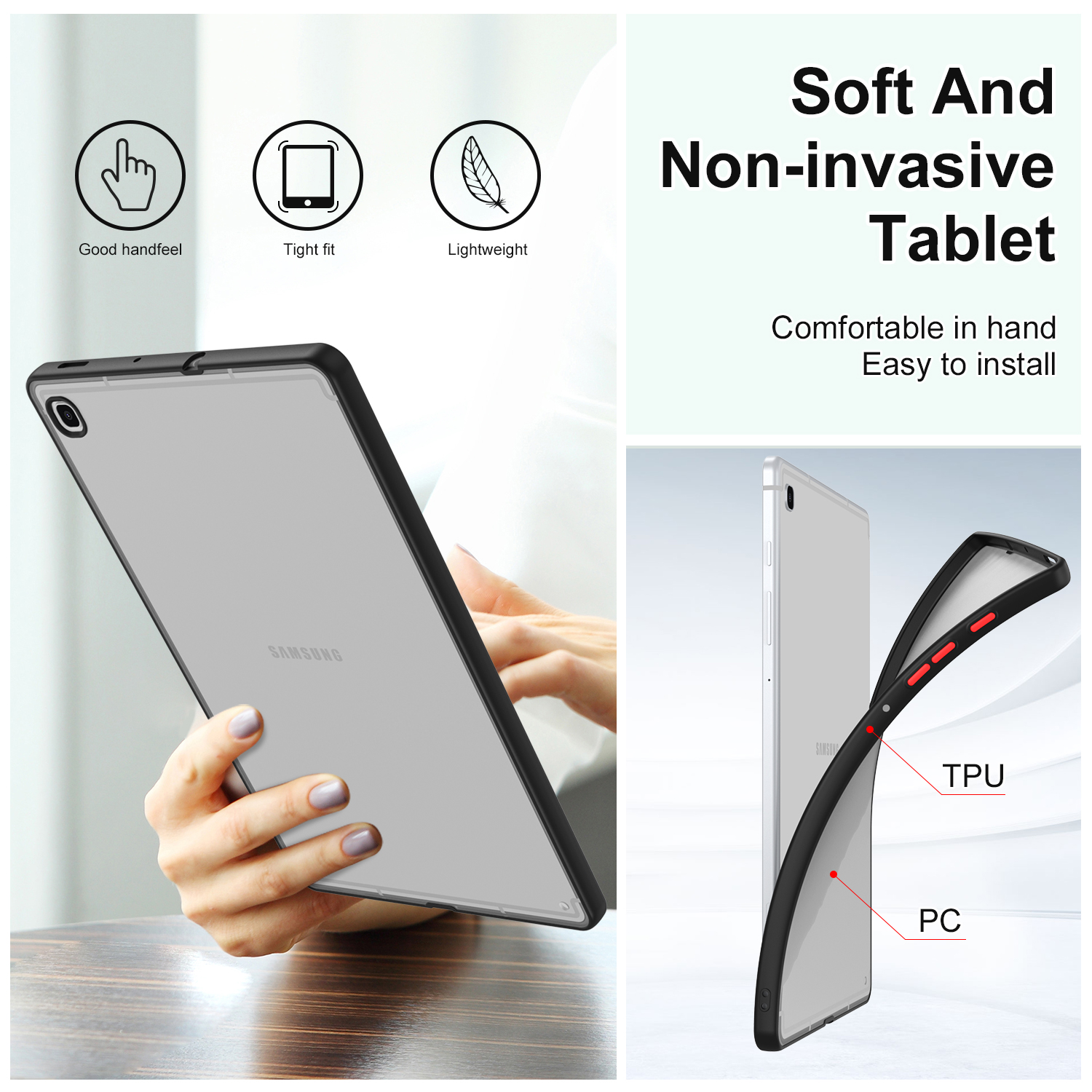 TPU Soft Back Case For Samsung – обзор и цена Tablet A9 Accessories