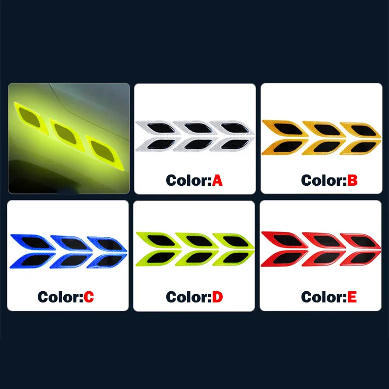 6pcs/Set Car Reflective Sticke – обзор и цена Tablet Accessories Set